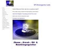 Tablet Screenshot of ep-management.de